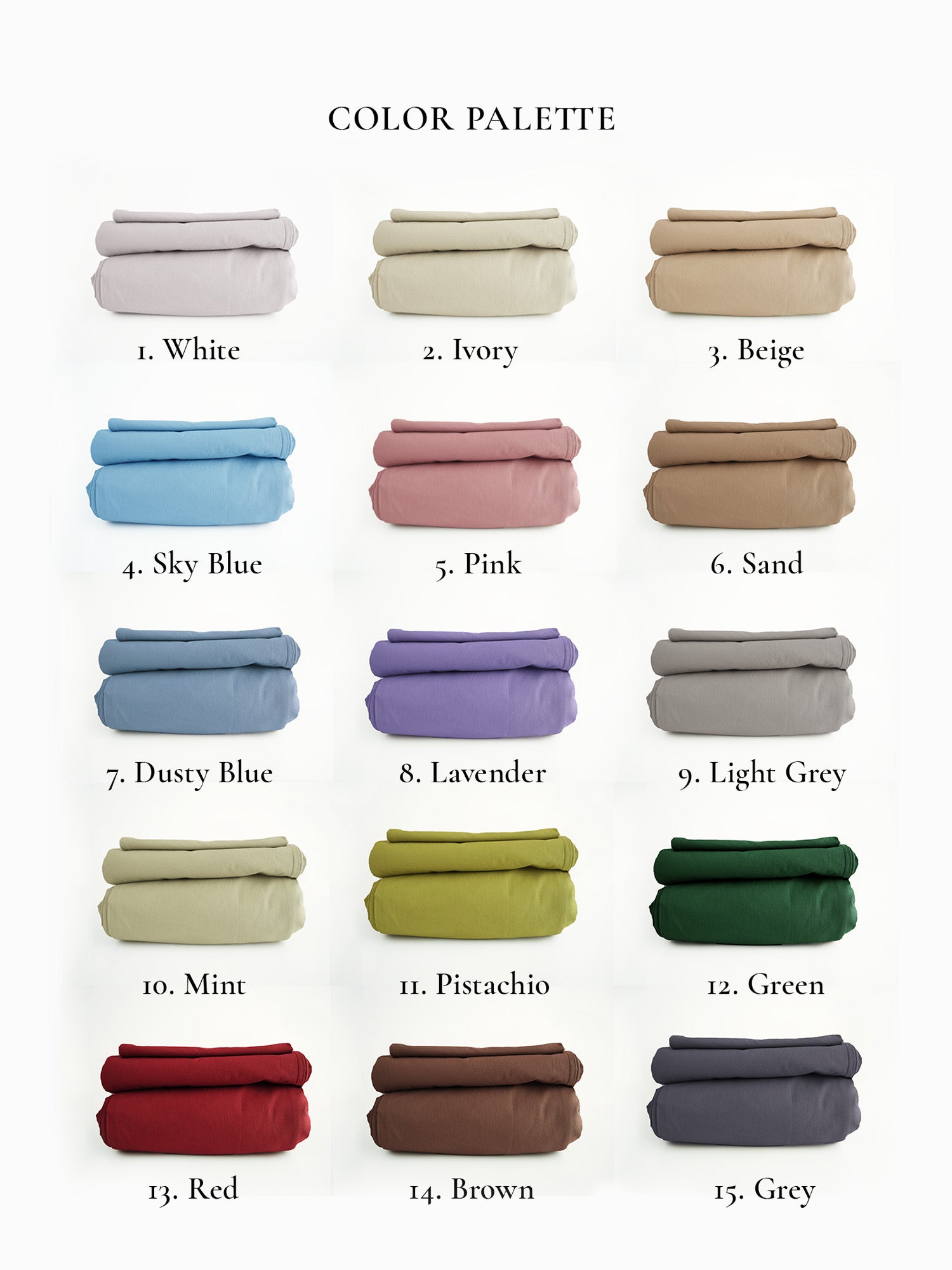 Stonewashed Cotton Duvet Set in Mint