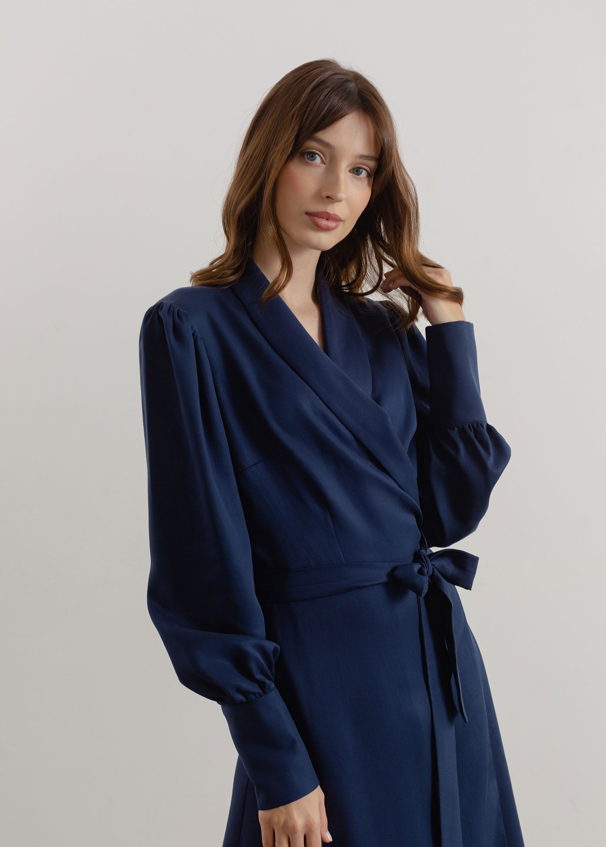 "Julie" Navy Blue Dress